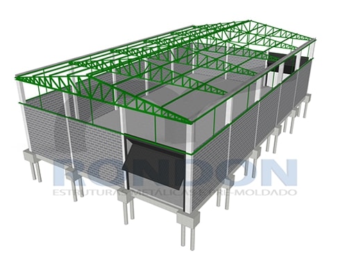 Estrutura 3d Projeto Rondon.