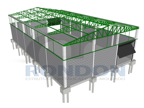 Estrutura 3d Projeto Rondon.