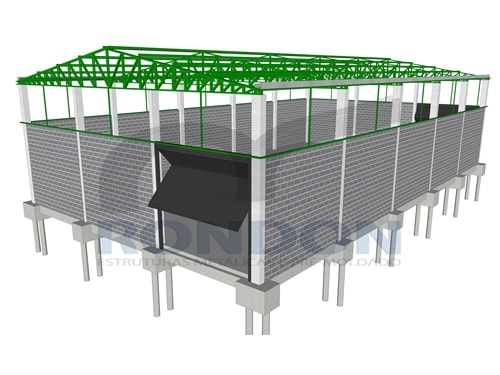 Estrutura 3d Projeto Rondon.